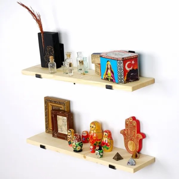 SET 2x raft de perete 16x60 cm molid