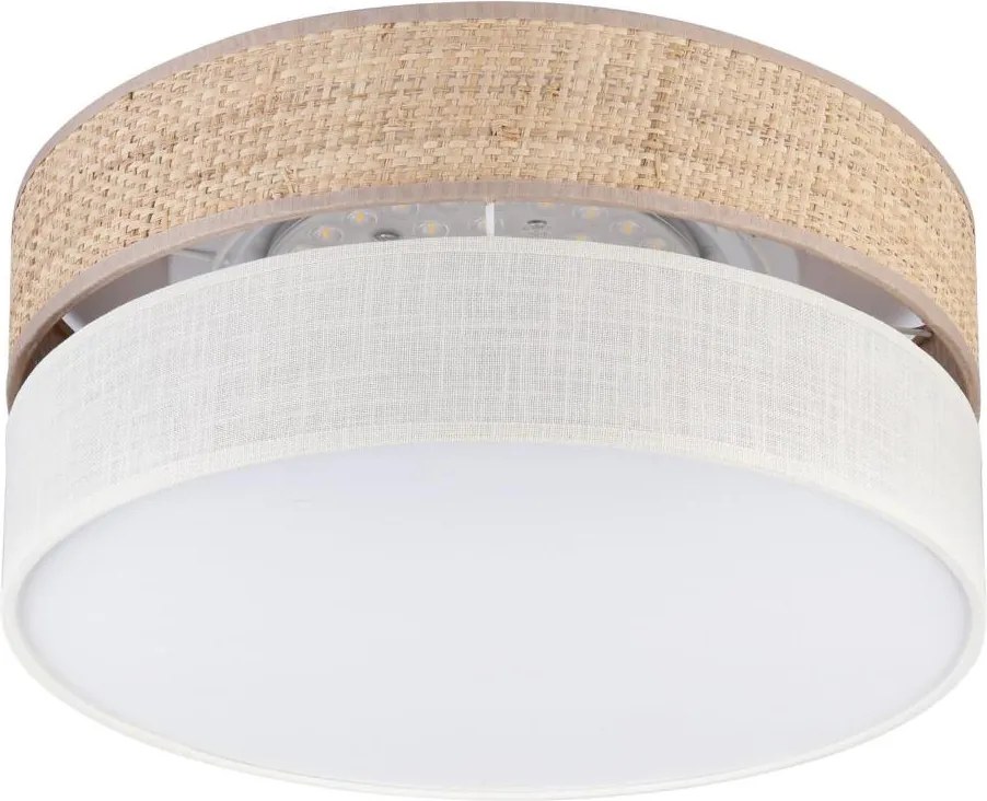 Plafonieră LED SIRJA BOHO LED/20W/230V, Ø 35 cm, bej/crem
