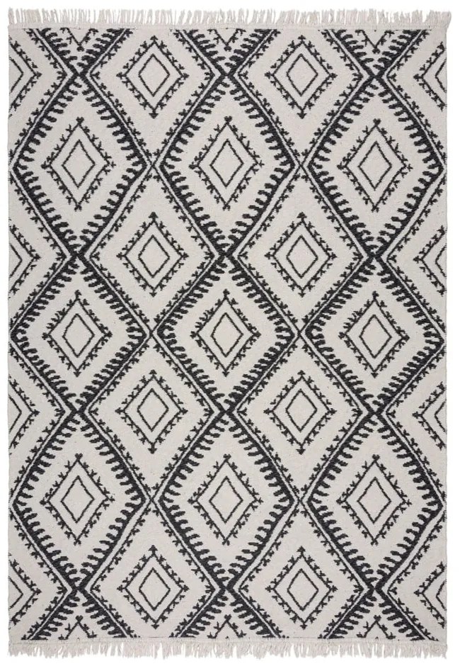 Covor negru-alb 120x170 cm Alix – Flair Rugs