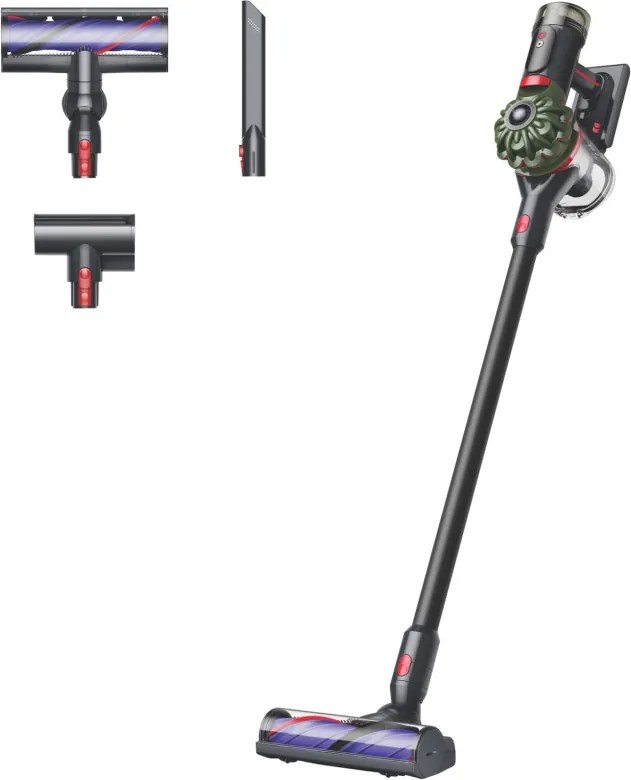 Aspirator vertical Dyson V8 Cyclone SV55 MAGn/Bk 226587-01, 150AW, 0,54 L, 3 moduri, fără pierderi de putere, golire igienică, filtrare complet etanșă, negru/magneziu