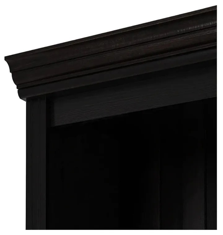 Bibliotecă maro din lemn de pin 296x223 cm Anita – Støraa