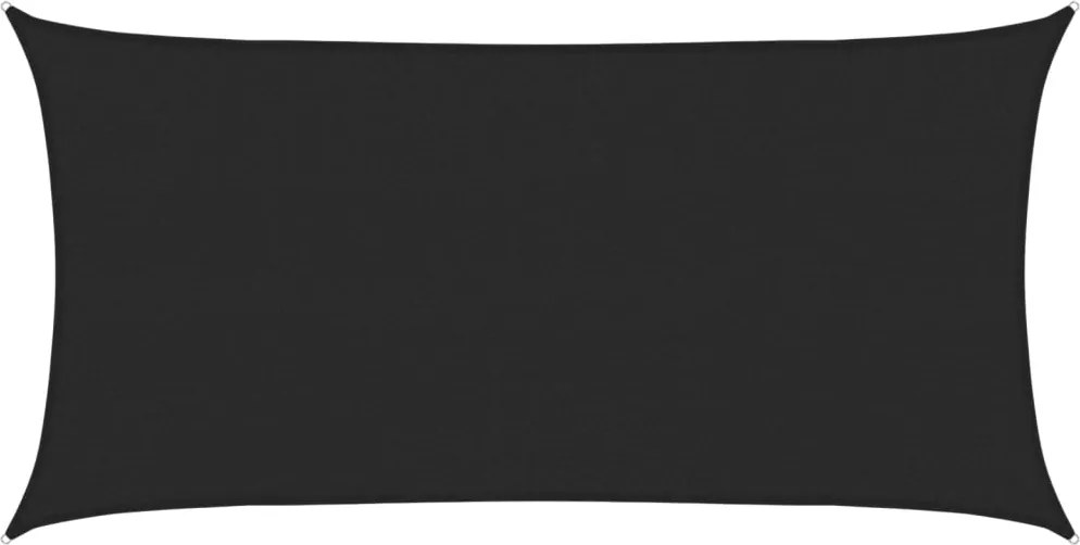 vidaXL Pânză parasolar, negru, 2x3,5 m, HDPE, 160 g/m²