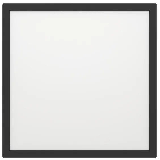 Eglo 901442-LED Plafonieră baie ROVITO 13,4W/230V 29x29cm IP44 negru