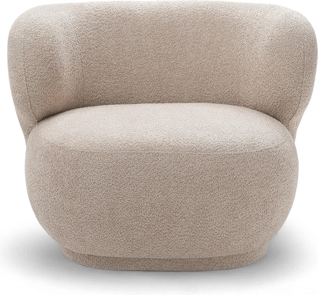 Fotoliu de relaxare Skindi - bouclé bej Catch Me 02