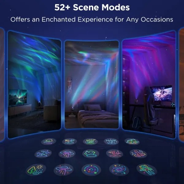 Proiector Govee LED RGBW Galaxy Light Projector Pro Wi-Fi Matter