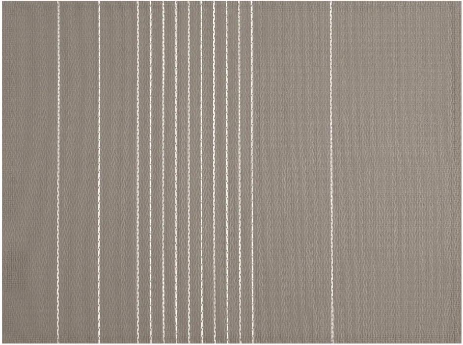 Șervet decorativ Tiseco Home Studio Stripe, 45 x 33 cm, maro gri