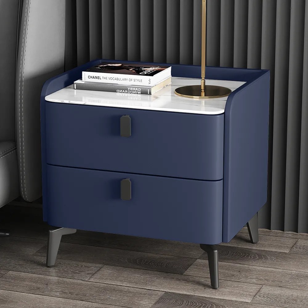 Tumbă modernă pentru dormitor în nuanța de albastru adânc DEPRIMO 41559 - opțiune ideală pentru noptiere elegante și funcționale by Deprimo