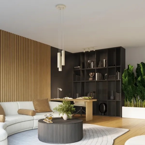 Brilagi - Aplică de perete LED CRESTO, 1xGU10/10W/230V, 10 cm, crem