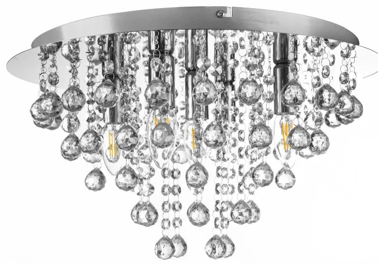 Lustra aplicata design elegant London 46cm, crom 63040506 GL