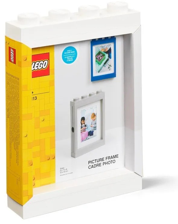 Ramă foto LEGO®, 19,3 x 26,8 cm, alb