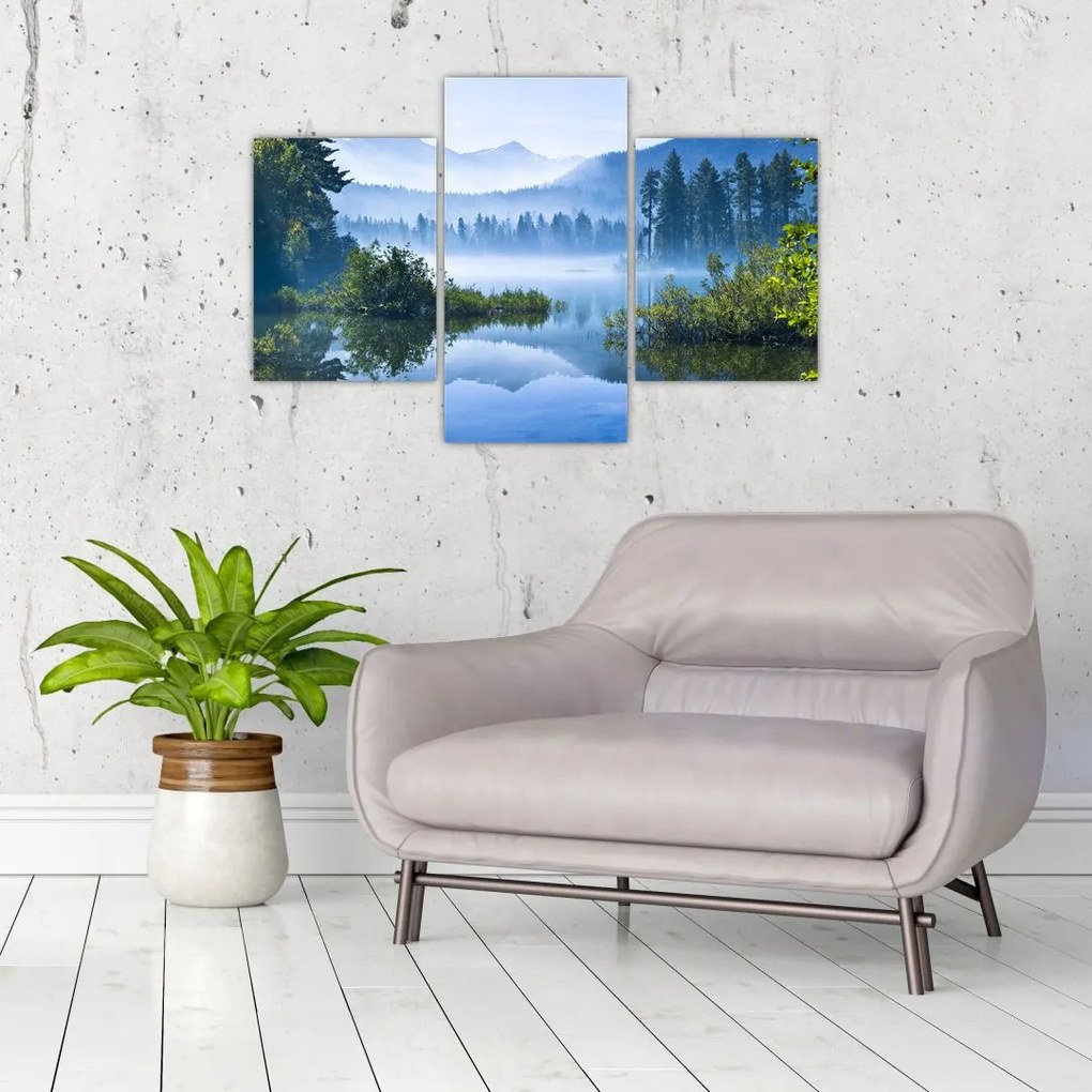 Tablou cu lac montan (90x60 cm)