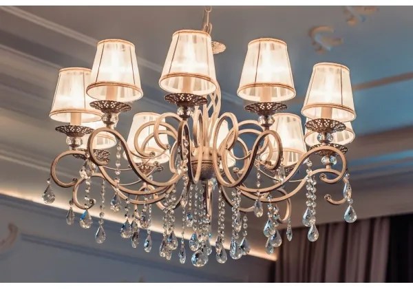 Lustră pe lanț Maytoni ARM247-10-G GRACE 10xE14/40W/230V