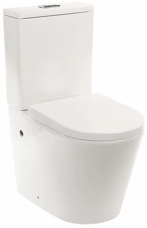 Combinație WC Paulo fără margine cu evacuare inferioară/posterioară