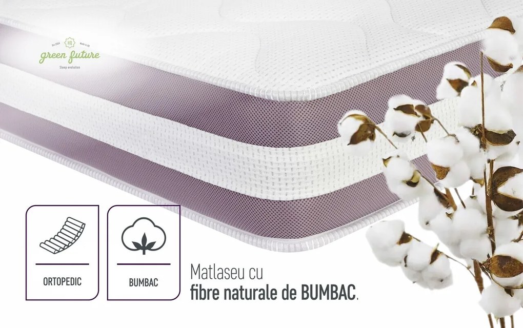 Saltea Argentum Healthguard Memory 12+3+4, 200x200 cm, H 21 cm, Ortopedica, Anatomica, Husa cu ioni de argint, Ventilatie 3D