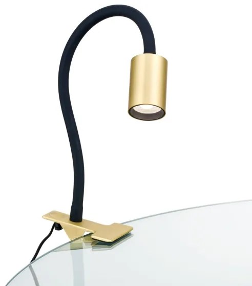 Lampă LED flexibilă de masă cu clemă Orion Str 10-489 KURT LED/5W/230V auriu