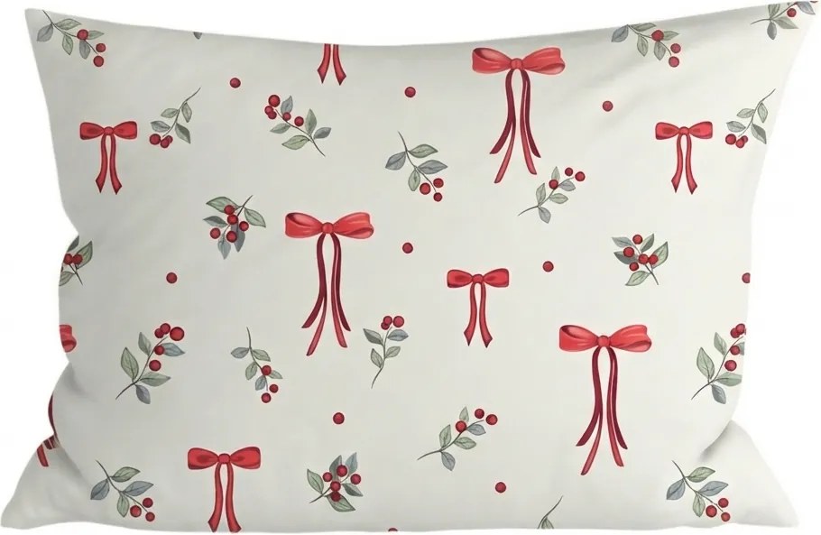 Fata de perna din bumbac HOLLY BOWS 50x70 cm, colorat