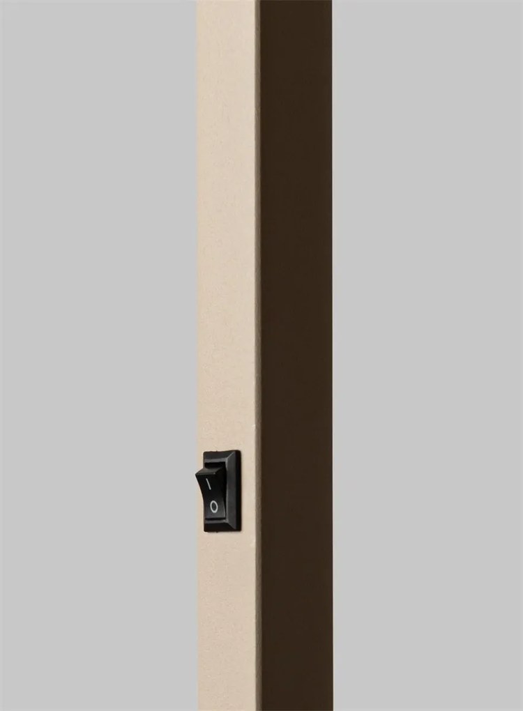 Lampa de podea Boston metal sand abajur in inchis