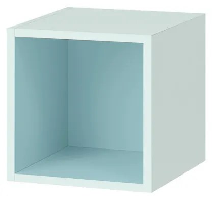 Boxie dulap de perete deschis 40x40x37 cm albastru