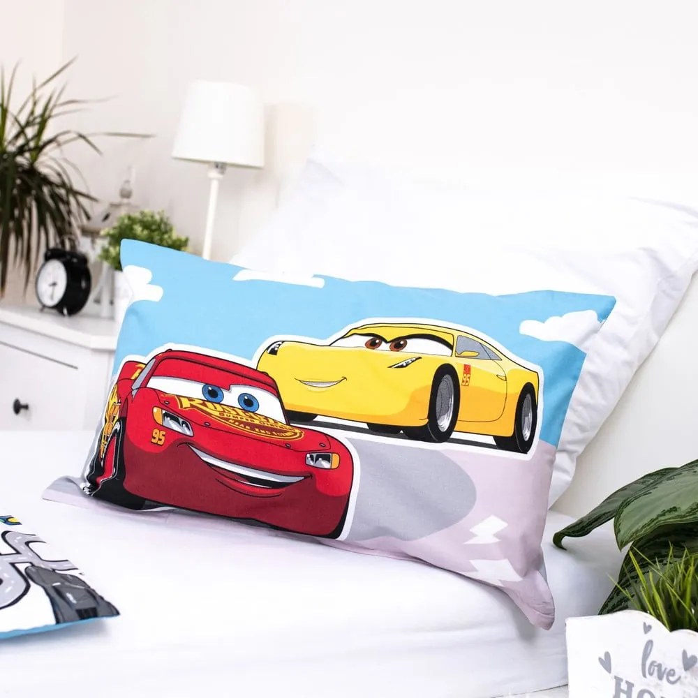 Lenjerie de pat pentru copii din bumbac pentru pătuț 100x135 cm Cars – Jerry Fabrics