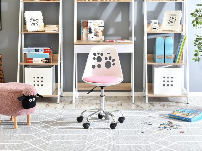 Scaun pentru copii Footy (roz + crom). Promo -8%. 1109919