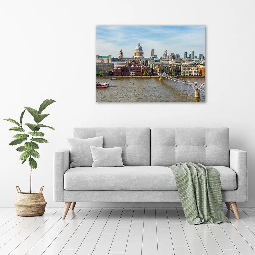 Imprimare tablou canvas Thames londra