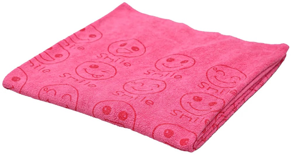 Prosop cu uscare rapida Culoare roz, SMILE