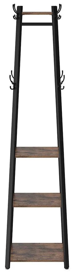 Cuier vertical cu rafturi 43×43×180 cm