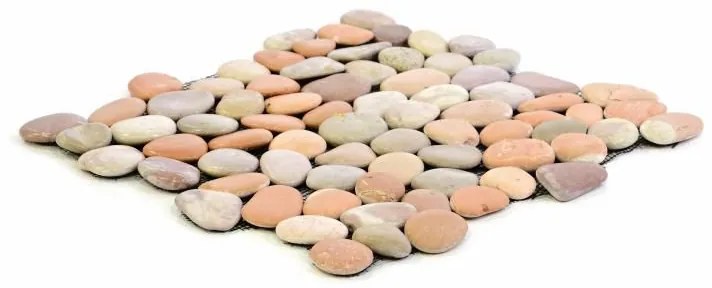 Mozaic Garth din pietricele de râu, placare 1 m²