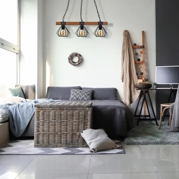 Lustră pe lanț ULF 3xE27/60W/230V