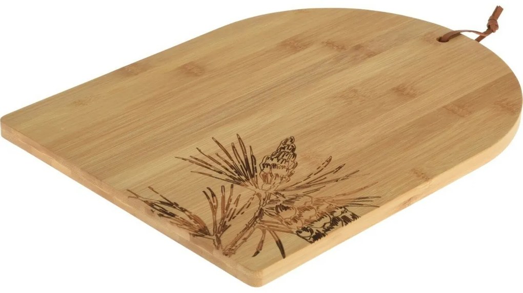 Tavă de Crăciun din bambus 35 × 26,5 × 1,5 cm