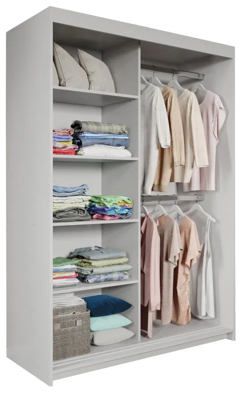 Set mobila dormitor 4 piese Ruben Alb/San Remo C36