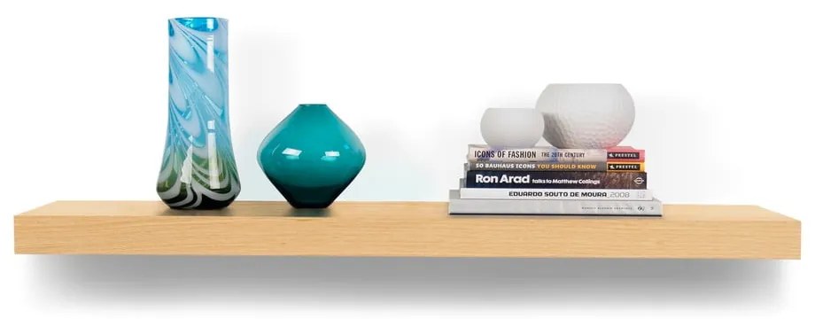 Raft TemaHome Balda, lățime 90 cm, maro deschis