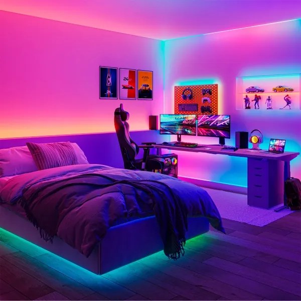 Philips - Bandă LED RGBIC dimmabilă SMART STRIP 3m LED/13W/230V 2700/6500K Wi-Fi