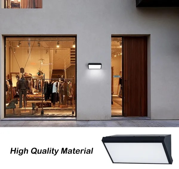 Brilagi - Aplică de perete LED pentru exterior cu senzor TRIANGLE LED/20W/230V, negru