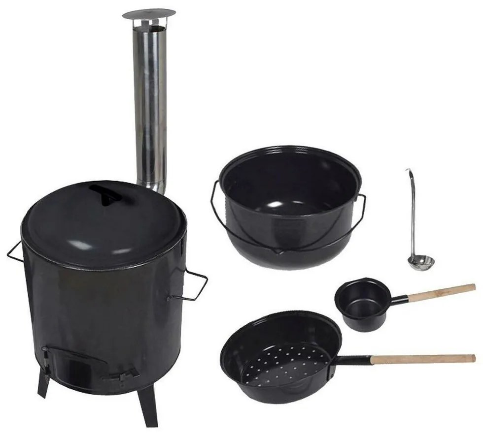 Set cazan 16 l cu propriul focar