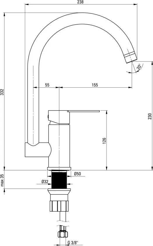 Lupo Baterie pentru bucătărie Finisaj: Oțel periat BLU_F62M