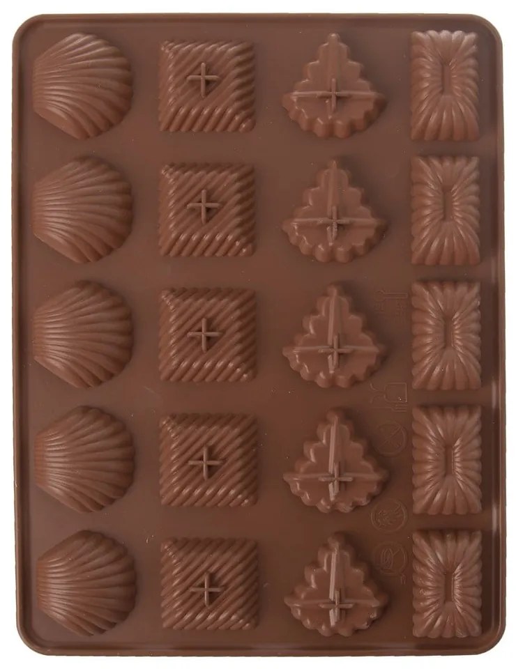 Formă de copt pentru fursecuri din silicon 21x28,5 cm – Orion