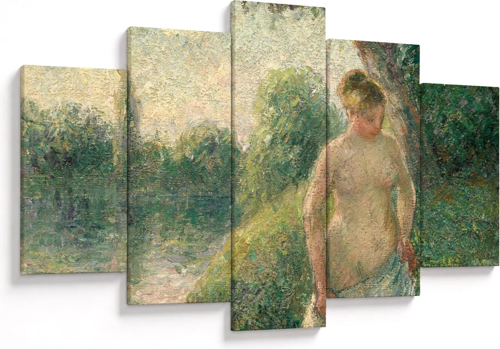 Tablou - Camille Pissarro, The Bather, reproducere (150x105 cm)