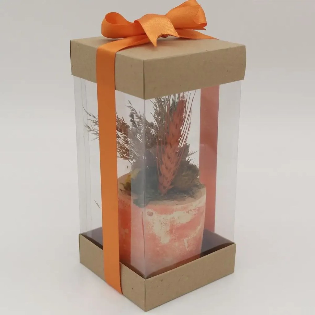 Ghiveci decorativ cu flori artificiale, homs seria A620,17x5.5x9 cm,30356