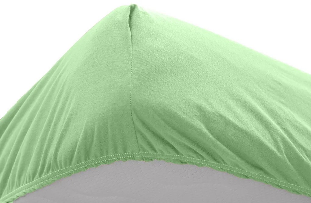 Cearsaf impermeabil JERSEY 70x140 cm, verde