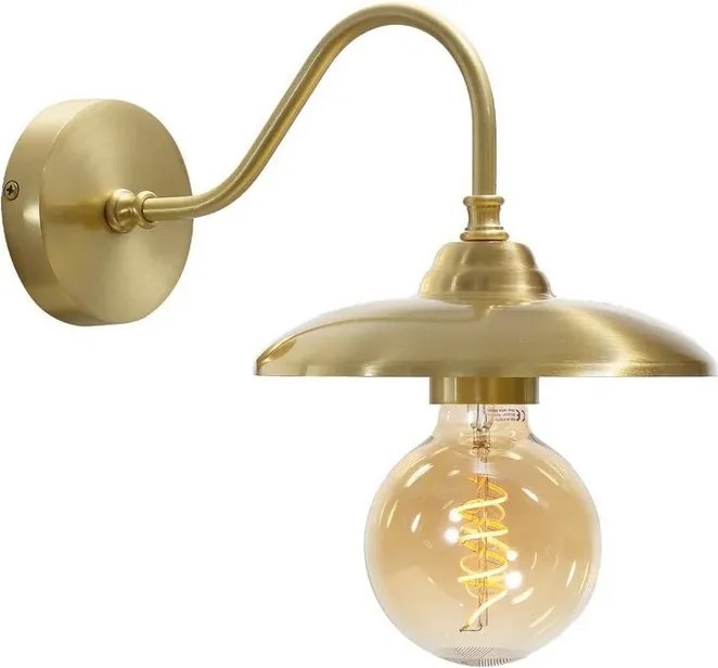 Aplica de perete realizata manual din alama Elio