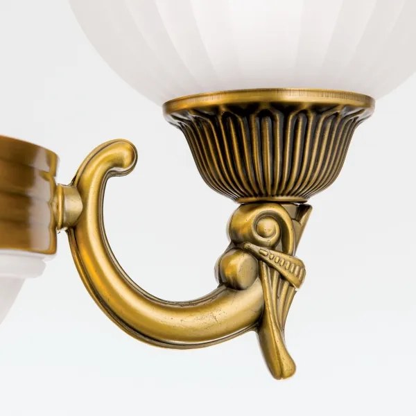 Lustră pe lanț Orion LU 1689/3+3 ROCCA 6xE27/60W/230V d. 64 cm bronz/alb