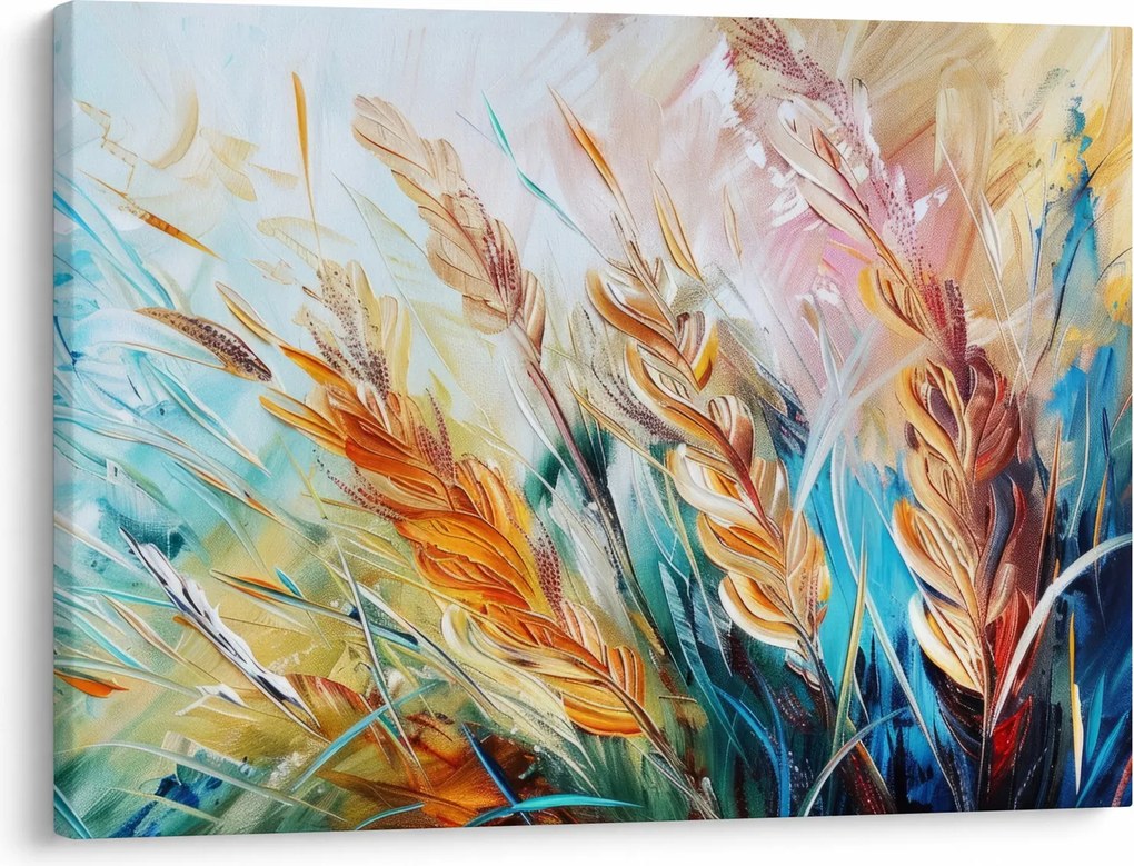 Tablou - Grâu, abstracție (70x50 cm)