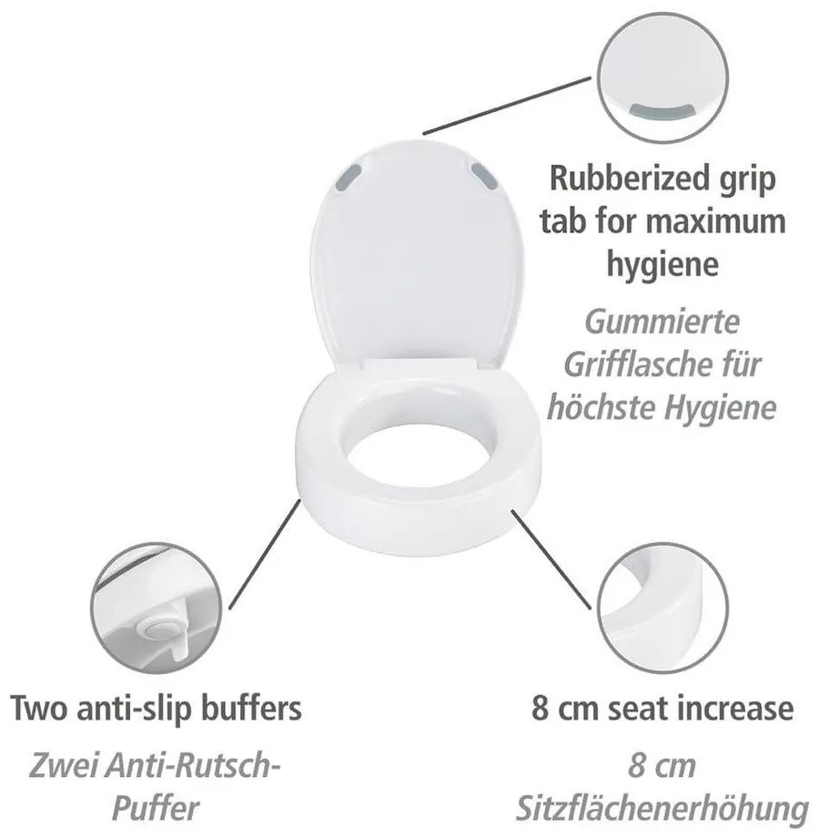 Capac WC Wenko Secura Comfort, alb