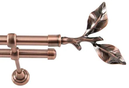 Galerie dubla Galaz ,grosime 19mm, cupru (Alege marime: 140 cm)