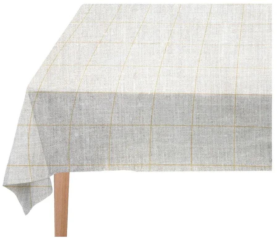 Față de masă Linen Couture Beige Lines, 140 x 200 cm