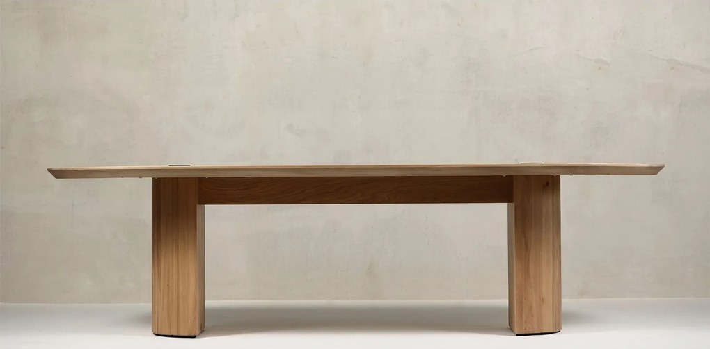 Masă lemn masiv Quantum, 280 × 110 × 75 cm