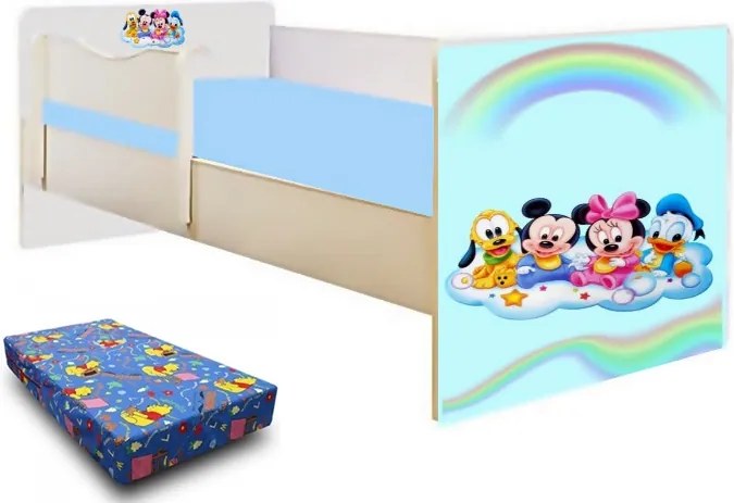 Pat junior Minnie si prietenii cu saltea inclusa