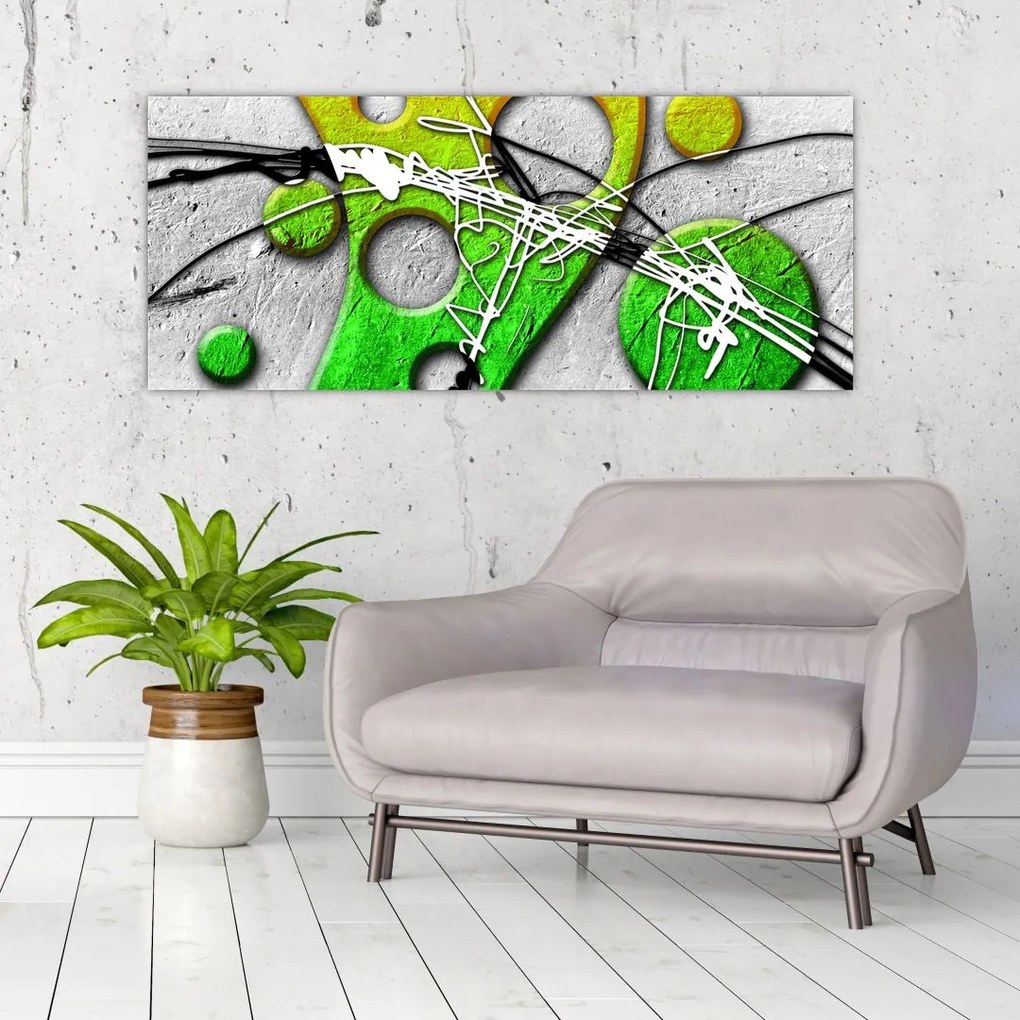 Tablou abstract (120x50 cm)