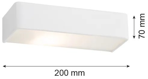 Argon 3077 - Corp de iluminat perete RODAN 1xE27/15W/230V